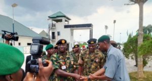 COAS commend Bayalsa on welfare for military, Gov Diri hand over residential quarters to Army chief